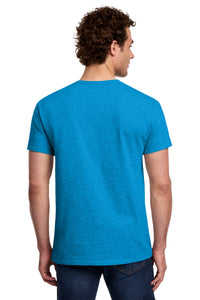 Gildan Light Cotton Tee 3000 - Heather Sapphire Back