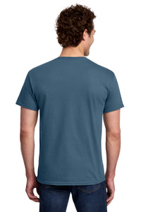 Gildan Light Cotton Tee 3000 - Indigo Blue Back