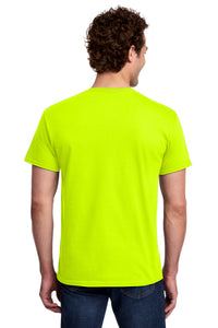 Gildan Light Cotton Tee 3000 - Safety Green Back