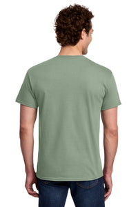 Gildan Light Cotton Tee 3000 - Sage Back