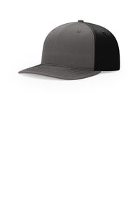 Richardson Solid Twill Trucker 312 - Charcoal/ Black