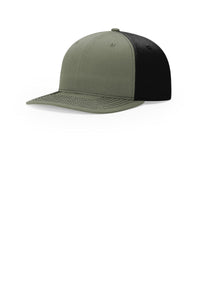 Richardson Solid Twill Trucker 312 - Loden/ Black