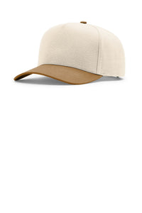 Richardson Full Fabric 5-Panel Champ 323FPC - Cream/ Cream/ Caramel