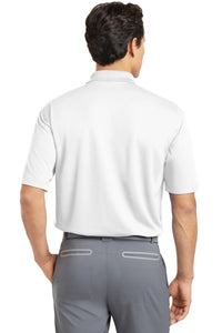 DISCONTINUED Nike Dri-FIT Micro Pique Polo - White Back
