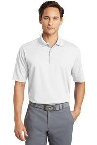 DISCONTINUED Nike Dri-FIT Micro Pique Polo - White