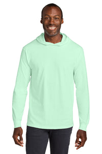 Jerzees Classics Unisex Cotton Long Sleeve Hooded T-Shirt 363LH - Mint To Be