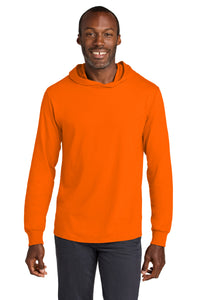 Jerzees Classics Unisex Cotton Long Sleeve Hooded T-Shirt 363LH - Safety Orange
