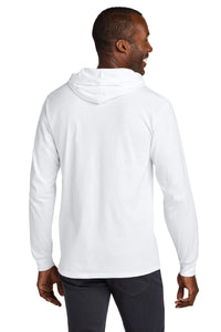 Jerzees Classics Unisex Cotton Long Sleeve Hooded T-Shirt 363LH - White Back