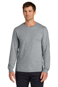 Jerzees Classics Unisex Cotton Long Sleeve T-Shirt 363L - Athletic Heather
