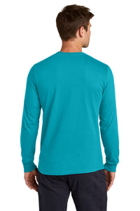 Jerzees Classics Unisex Cotton Long Sleeve T-Shirt 363L - California Blue Back