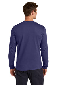 Jerzees Classics Unisex Cotton Long Sleeve T-Shirt 363L - Deep Purple Back