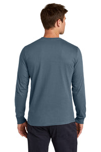 Jerzees Classics Unisex Cotton Long Sleeve T-Shirt 363L - Denim Back