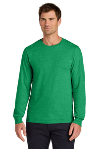 Jerzees Classics Unisex Cotton Long Sleeve T-Shirt 363L - Retro Heather Green