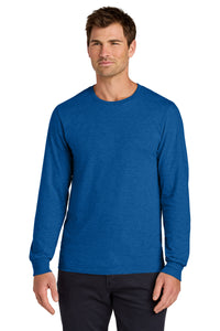 Jerzees Classics Unisex Cotton Long Sleeve T-Shirt 363L - Retro Heather Royal