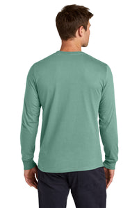 Jerzees Classics Unisex Cotton Long Sleeve T-Shirt 363L - Sage Back