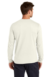 Jerzees Classics Unisex Cotton Long Sleeve T-Shirt 363L - Sweet Cream Heather Back