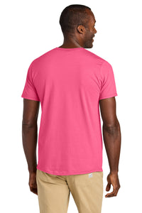 Jerzees Classics Unisex Cotton T-Shirt 363M - Neon Pink Back