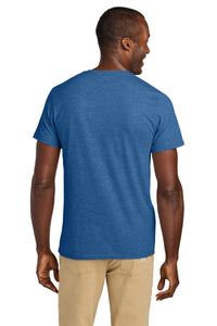 Jerzees Classics Unisex Cotton T-Shirt 363M - Retro Heather Royal Back