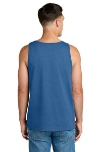Jerzees Classics Unisex Cotton Tank 363TK - Retro Heather Royal Back