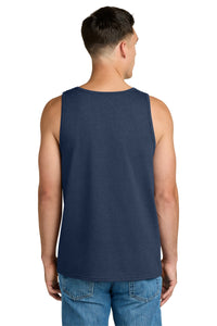 Jerzees Classics Unisex Cotton Tank 363TK - Vintage Heather Navy Back