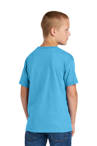 Jerzees Classics Youth Cotton T-Shirt 363Y - Aquatic Blue Back
