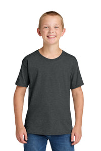 Jerzees Classics Youth Cotton T-Shirt 363Y - Black Heather