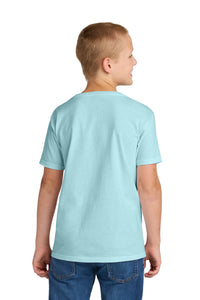 Jerzees Classics Youth Cotton T-Shirt 363Y - Breezy Blue Back