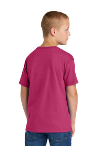 Jerzees Classics Youth Cotton T-Shirt 363Y - Cyber Pink Back