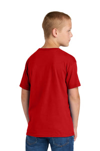 Jerzees Classics Youth Cotton T-Shirt 363Y - Fiery Red Back