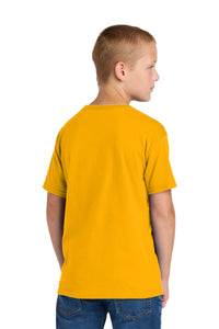 Jerzees Classics Youth Cotton T-Shirt 363Y - Gold Back