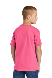 Jerzees Classics Youth Cotton T-Shirt 363Y - Neon Pink Back