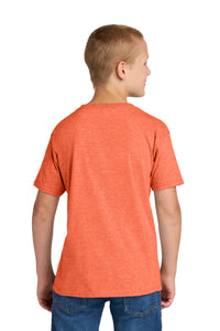 Jerzees Classics Youth Cotton T-Shirt 363Y - Retro Heather Coral Back