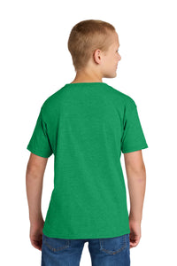 Jerzees Classics Youth Cotton T-Shirt 363Y - Retro Heather Green Back