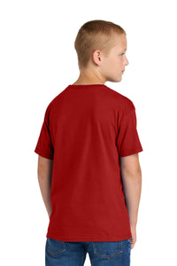 Jerzees Classics Youth Cotton T-Shirt 363Y - True Red Back