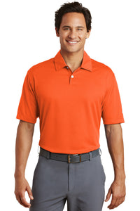 DISCONTINUED Nike Dri-FIT Pebble Texture Polo - Brilliant Orange
