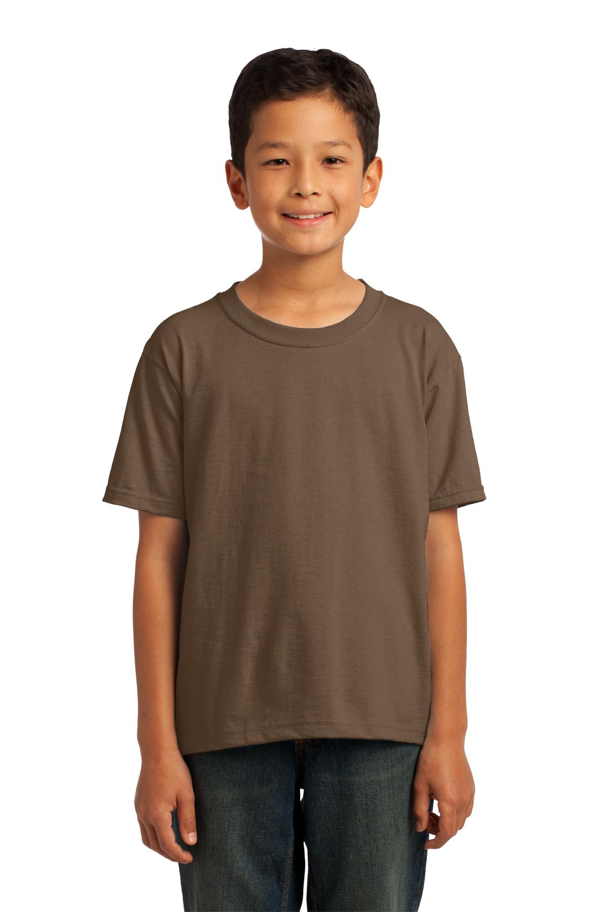 DISCONTINUED Fruit of the Loom Youth HD Cotton 100% Cotton T-Shirt - Safari