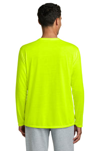 Gildan Performance Long Sleeve T-Shirt - Safety Green Back
