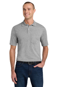 Jerzees Dri-Power Pocket Sport Shirt - Oxford