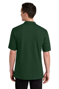 Jerzees Unisex Premium Ring Spun Cotton Pique Sport Shirt 443M - Forest Green Back