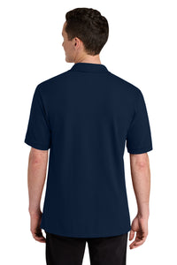 Jerzees Unisex Premium Ring Spun Cotton Pique Sport Shirt 443M - J. Navy Back