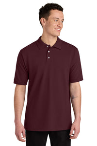 Jerzees Unisex Premium Ring Spun Cotton Pique Sport Shirt 443M - Maroon
