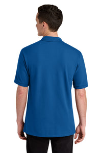 Jerzees Unisex Premium Ring Spun Cotton Pique Sport Shirt 443M - Royal Back