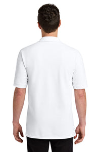 Jerzees Unisex Premium Ring Spun Cotton Pique Sport Shirt 443M - White Back