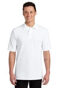 Jerzees Unisex Premium Ring Spun Cotton Pique Sport Shirt 443M - White