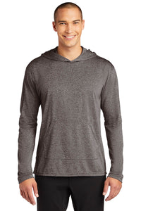 DISCONTINUED Gildan Performance  Core Hooded T-Shirt - Heather Sport Black