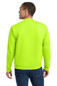 Jerzees Super Sweats NuBlend - Crewneck Sweatshirt - Safety Green Back