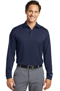 Nike Long Sleeve Dri-FIT Stretch Tech Polo - Midnight Navy