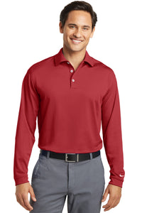 Nike Long Sleeve Dri-FIT Stretch Tech Polo - Varsity Red
