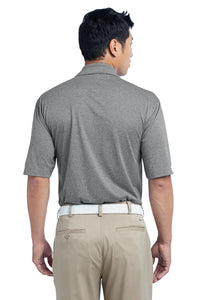 DISCONTINUED Nike Dri-FIT Heather Polo - Carbon Heather Back