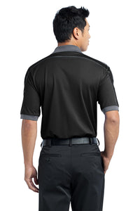 DISCONTINUED Nike Dri-FIT N98 Polo - Black/Cool Grey Back